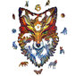 Medinė dėlionė Unidragon Fiery Fox, 197 det. цена и информация | Dėlionės (puzzle) | pigu.lt