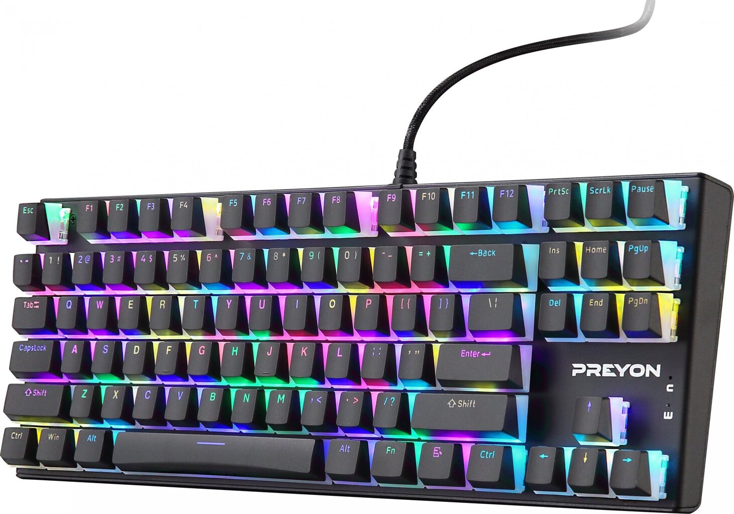 Preyon Brown Blitz Claw Gateron PBRBC87B kaina ir informacija | Klaviatūros | pigu.lt