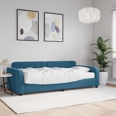 Sofa-lova vidaXL, 90x200 cm, mėlyna цена и информация | Кровати | pigu.lt