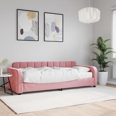 Sofa-lova vidaXL, 80x200 cm, rožinė kaina ir informacija | Lovos | pigu.lt