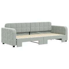 Sofa-lova vidaXL, 80x200 cm, pilka цена и информация | Кровати | pigu.lt