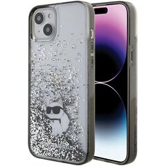 Karl Lagerfeld KLHCP15MLKCNSK iPhone 15 Plus 6.7" transparent hardcase Liquid Glitter Choupette цена и информация | Чехлы для телефонов | pigu.lt