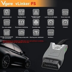Vgate vLinker FS USB FORScan Ford FEPS MS CAN MIC3322 цена и информация | Автопринадлежности | pigu.lt