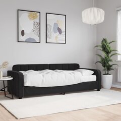 Sofa-lova vidaXL, 80x200 cm, juoda kaina ir informacija | Lovos | pigu.lt