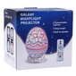 Galaktikų ir žvaigždžių projektorius Dinozauro kiaušinis su Bluetooth garsiakalbiu, baltas kaina ir informacija | Dekoracijos šventėms | pigu.lt