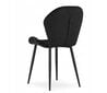 Kėdė Muf-Art, juoda цена и информация | Virtuvės ir valgomojo kėdės | pigu.lt