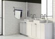 Vonios rankšluosčių kabykla, 24x47 cm цена и информация | Vonios kambario aksesuarai | pigu.lt