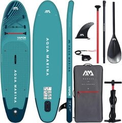 Надувная доска SUP Aqua Marina Vapor, 315 см, синяя (BT-23VAP) цена и информация | SUP доски, водные лыжи, водные аттракционы | pigu.lt