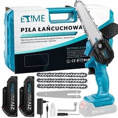 Аккумуляторная обрезная пила ETiME Chainsaw 1000 Вт цена и информация | Цепные пилы | pigu.lt