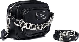 Женская сумочка Replay FW3163-A0437-098, черная цена и информация | Женская сумка Bugatti | pigu.lt