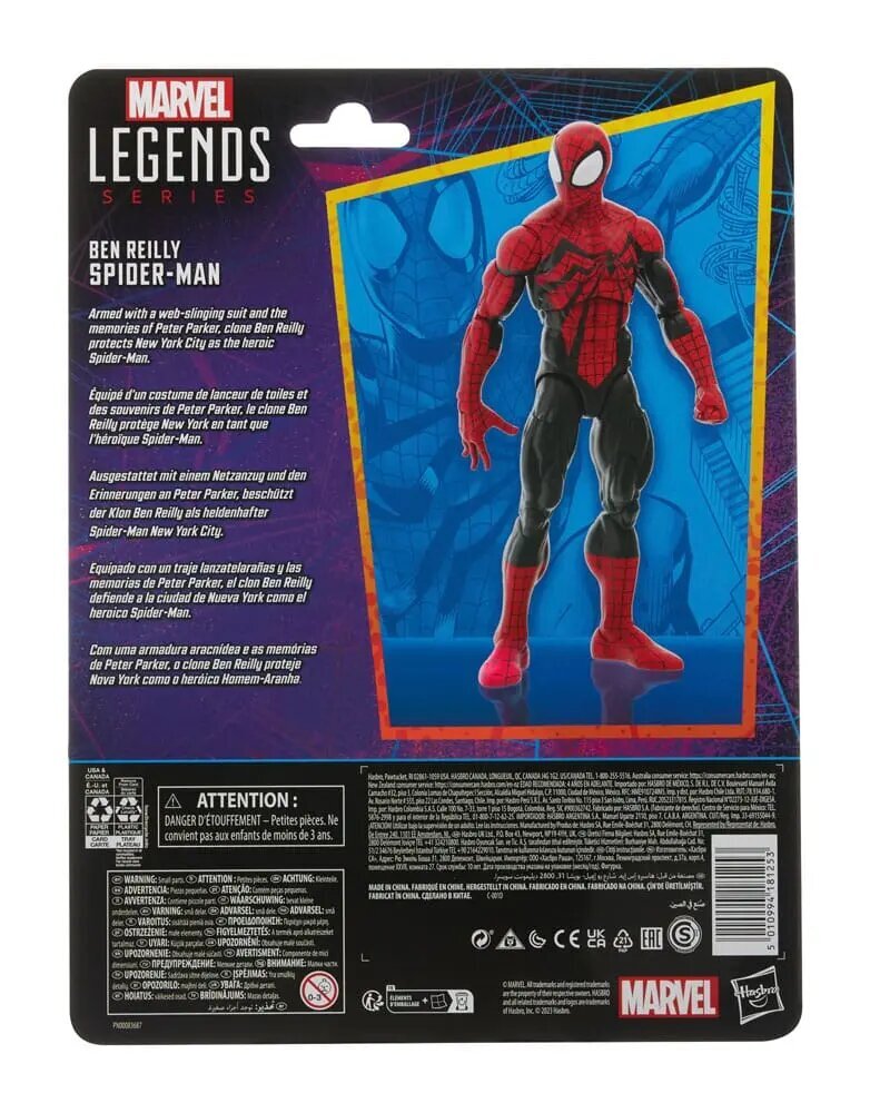 Veiksmo figūrėlė Hasbro Marvel Legends Retro Collection Žmogus-voras kaina ir informacija | Žaislai berniukams | pigu.lt