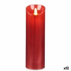 LED žvakė, 8 x 8 x 25 cm, 12vnt. цена и информация | Рождественское украшение CA1031, 10 см | pigu.lt