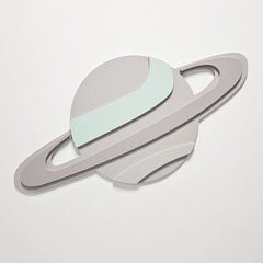 KiddyMoon Настенное украшение для детской комнаты Настенные скульптуры из МДФ 3D Монтессори Веселое дерево Настенное украшение Аксессуар для детей Облачный узор, синий цена и информация | Детали интерьера | pigu.lt