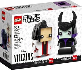 40620 LEGO® BrickHeadz Cruella and Diabolin kaina ir informacija | Konstruktoriai ir kaladėlės | pigu.lt