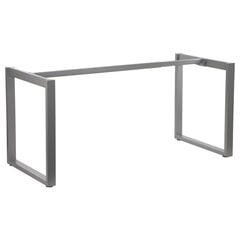 Metalinis rašomojo stalo rėmas Stema NY-131A, 80 cm, pilkas kaina ir informacija | Baldinės kojelės ir kojos | pigu.lt