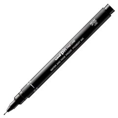 Маркер Uni-Ball Mitsubishi Pencil PIN 05-200(S), 12 шт., черный цвет цена и информация | Kanceliarinės prekės | pigu.lt