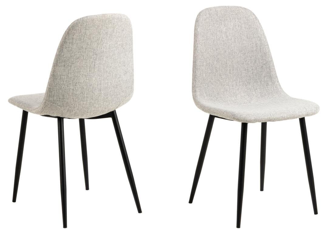 4-ių kėdžių komplektas Celia, pilkas цена и информация | Virtuvės ir valgomojo kėdės | pigu.lt