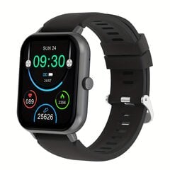 Išmanusis rankinis laikrodis, juodas kaina ir informacija | Išmanieji laikrodžiai (smartwatch) | pigu.lt