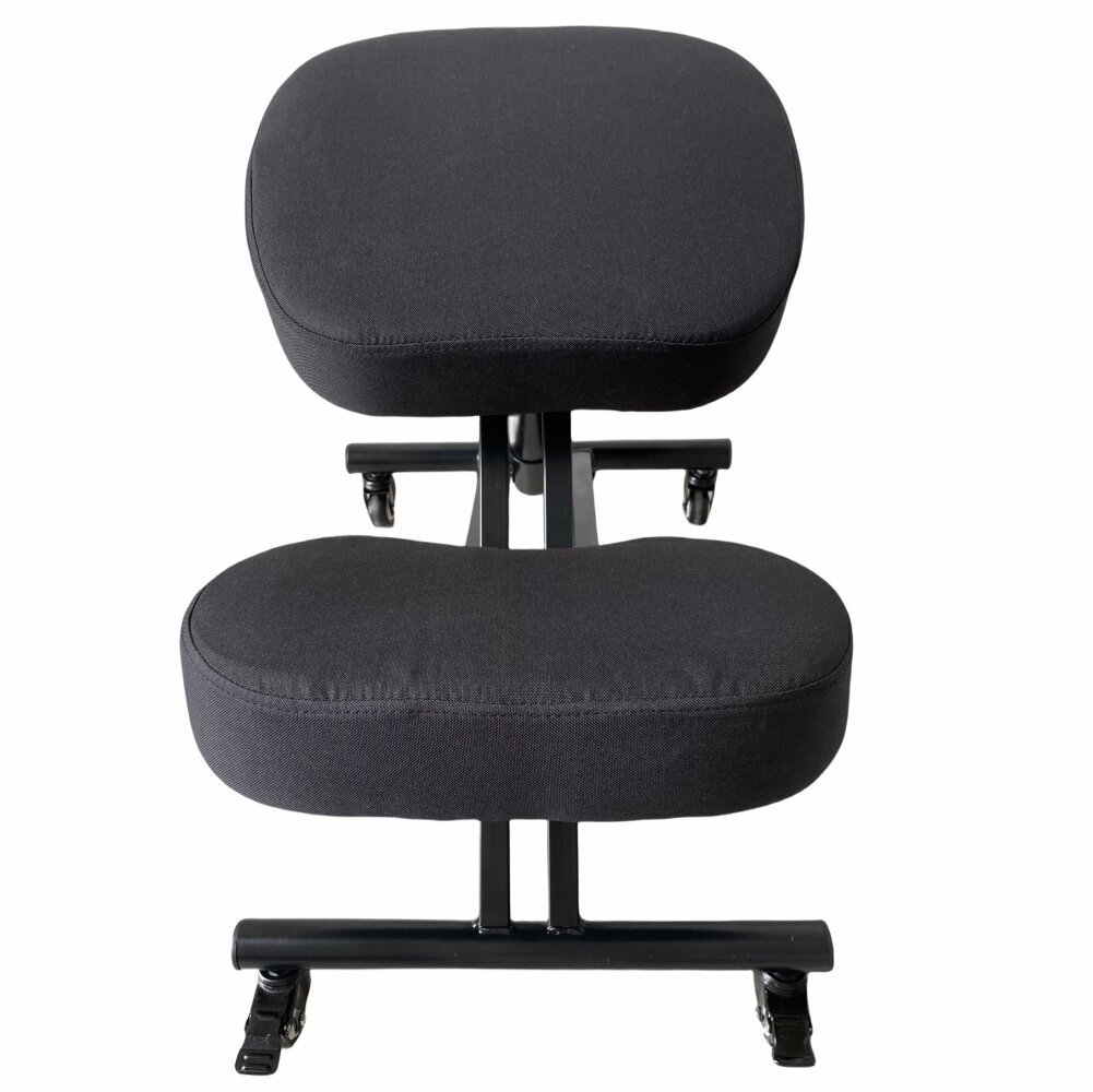 Ergonomiška kėdė Black Point O'Kneel Small, juoda kaina ir informacija | Biuro kėdės | pigu.lt