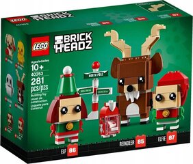 40353 LEGO® BrickHeadz Reindeer and Elf & Elfie цена и информация | Конструкторы и кубики | pigu.lt