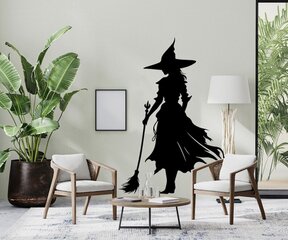 Злая ведьма Силуэт наклейка на Хэллоуин, 160 х 110 см цена и информация | Интерьерные наклейки | pigu.lt