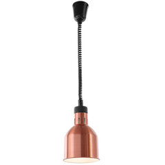 Лампа для разогрева пищи - подвесная цилиндрическая коническая медная 250Вт цена и информация | Особенные приборы для приготовления пищи | pigu.lt