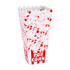 Картонная коробка для PopCorn 7x22x10,5см LARGE 1,7л 100 шт. цена и информация | Праздничная одноразовая посуда | pigu.lt