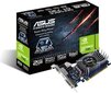 Asus GeForce GT 730 2GB DDR5 (64 bit) HDMI, DVI, D-Sub (GT730-2GD5-BRK) цена и информация | Vaizdo plokštės (GPU) | pigu.lt