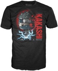 Marškinėliai vyrams Naruto Kakashi, juodi kaina ir informacija | Vyriški marškinėliai | pigu.lt