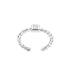 Серебряное кольцо на пальце ноги Elfas SKG014 цена и информация | Кольца | pigu.lt