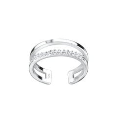 Серебряное кольцо на пальце ноги Elfas SKG015 цена и информация | Кольца | pigu.lt