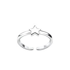 Серебряное кольцо на пальце ноги Elfas SKG022 цена и информация | Кольца | pigu.lt
