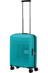 Mažas lagaminas American Tourister Spinner Expandable Turquoise Tonic, S, mėlynas kaina ir informacija | Lagaminai, kelioniniai krepšiai | pigu.lt