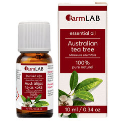 Australijos arbatmedžio eterinis aliejus FarmLAB, 10 ml kaina ir informacija | Eteriniai, kosmetiniai aliejai, hidrolatai | pigu.lt
