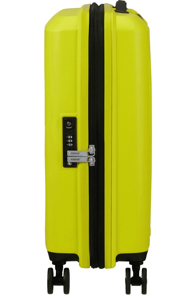 Vidutinis lagaminas American Tourister Aerostep Spinner Light Lime, M, geltonas kaina ir informacija | Lagaminai, kelioniniai krepšiai | pigu.lt