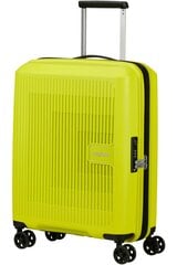 Vidutinis lagaminas American Tourister Aerostep Spinner Light Lime, M, geltonas kaina ir informacija | Lagaminai, kelioniniai krepšiai | pigu.lt