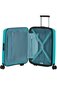 Vidutinis lagaminas American Tourister Aerostep Spinner Turquoise Tonic, M, mėlynas kaina ir informacija | Lagaminai, kelioniniai krepšiai | pigu.lt