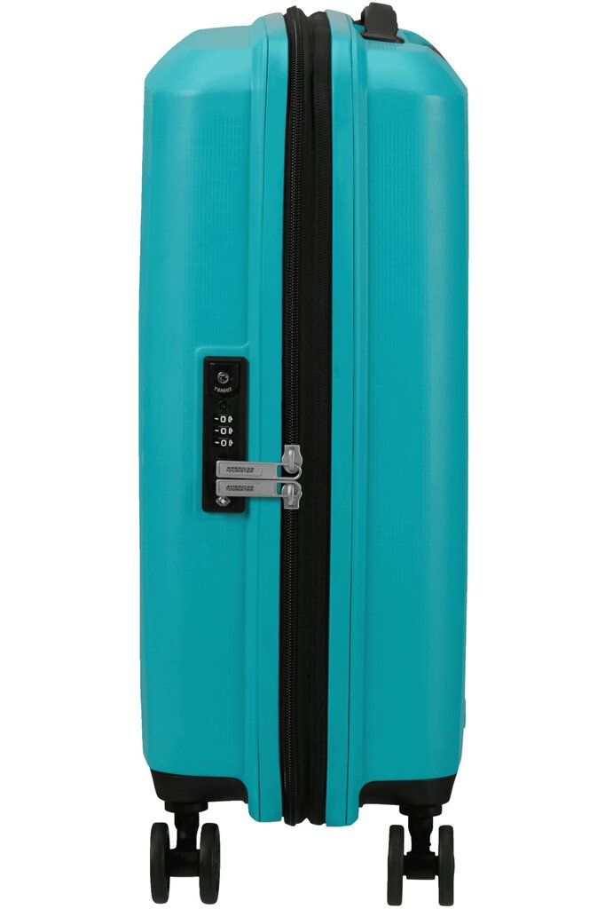 Vidutinis lagaminas American Tourister Aerostep Spinner Turquoise Tonic, M, mėlynas kaina ir informacija | Lagaminai, kelioniniai krepšiai | pigu.lt