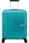 Vidutinis lagaminas American Tourister Aerostep Spinner Turquoise Tonic, M, mėlynas kaina ir informacija | Lagaminai, kelioniniai krepšiai | pigu.lt