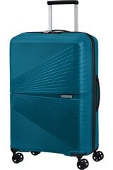 Большой чемодан American Tourister Airconic Spinner Deep Ocean L, 77 см, синий цена и информация | Чемоданы, дорожные сумки  | pigu.lt