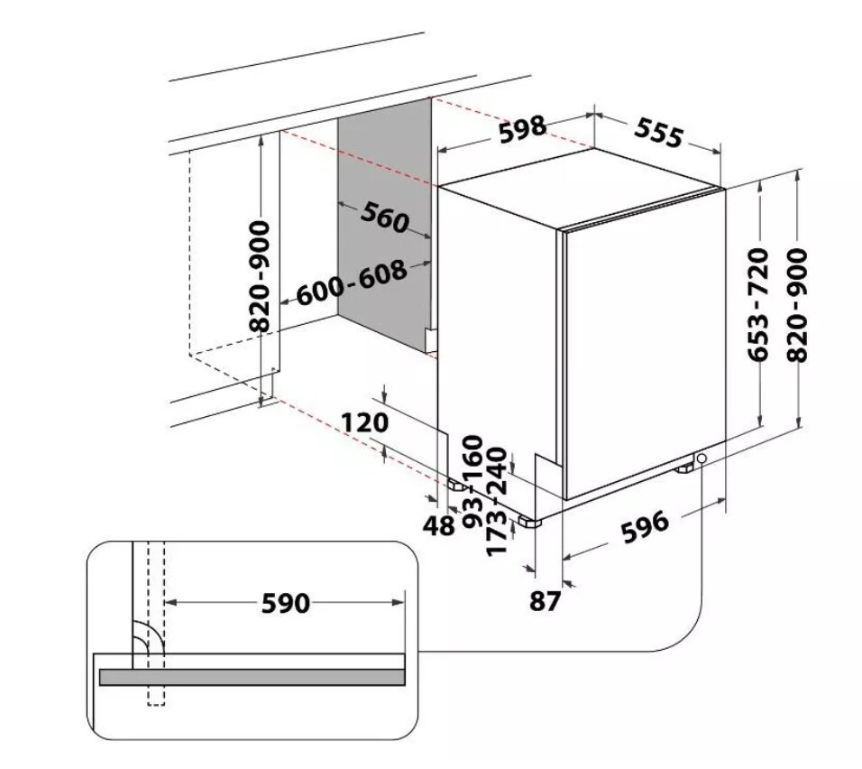 Indesit D2I HL326 kaina ir informacija | Indaplovės | pigu.lt