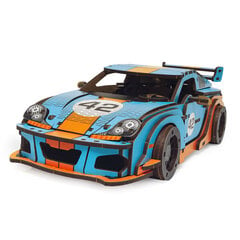 Medinis konstruktorius Unidragon UniModels Comet GTS Blue-Orange, 248 det. kaina ir informacija | Konstruktoriai ir kaladėlės | pigu.lt