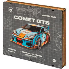Medinis konstruktorius Unidragon UniModels Comet GTS Blue-Orange, 248 det. kaina ir informacija | Konstruktoriai ir kaladėlės | pigu.lt