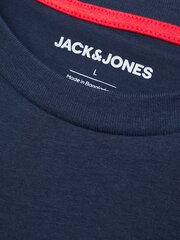 Jack & Jones marškinėliai vyrams 12235234*03, mėlyni kaina ir informacija | Vyriški marškinėliai | pigu.lt