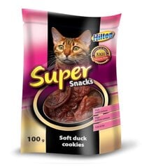 Hilton Soft duck cookies su antiena, 100 g цена и информация | Лакомства для кошек | pigu.lt