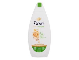 Dušo želė Dove Care By Nature Replenishing Shower Gel, 400 ml kaina ir informacija | Dušo želė, aliejai | pigu.lt