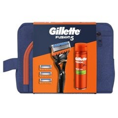 Dovanų rinkinys vyrams Gillette Fusion цена и информация | Косметика и средства для бритья | pigu.lt