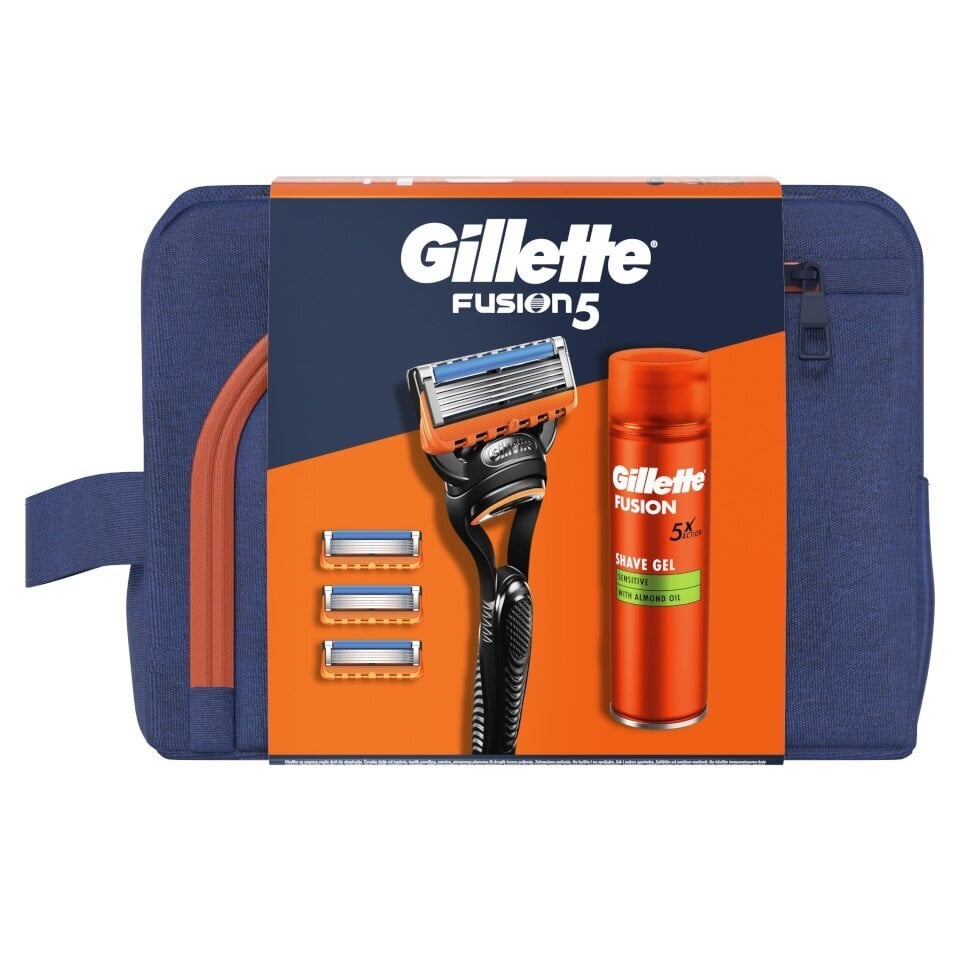 Dovanų rinkinys vyrams Gillette Fusion kaina ir informacija | Skutimosi priemonės ir kosmetika | pigu.lt
