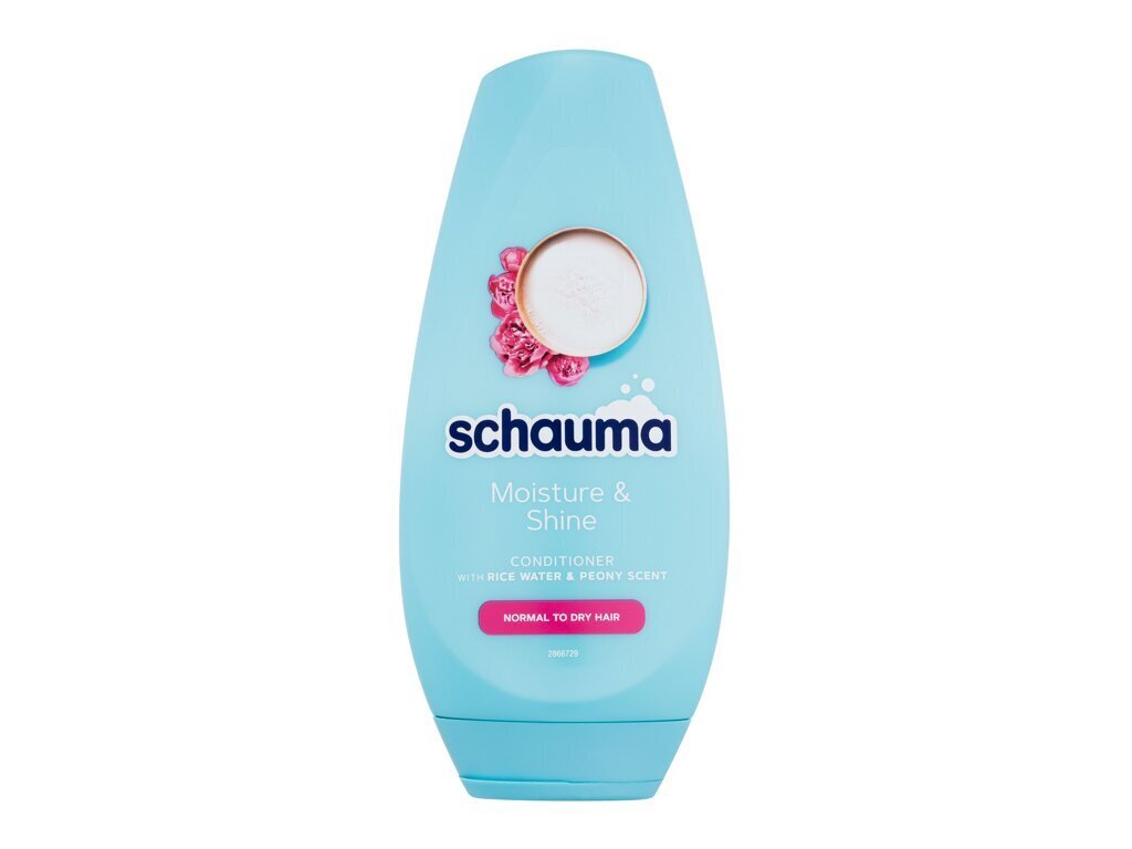 Kondicionierius normaliems ir sausiems plaukams Schauma Moisture & Shine Conditioner, moterims, 250 ml kaina ir informacija | Balzamai, kondicionieriai | pigu.lt