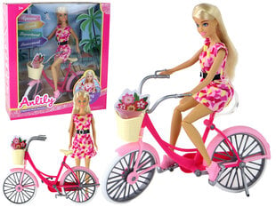 Lėlė Anlily su priedais, rožinė kaina ir informacija | Žaislai mergaitėms | pigu.lt